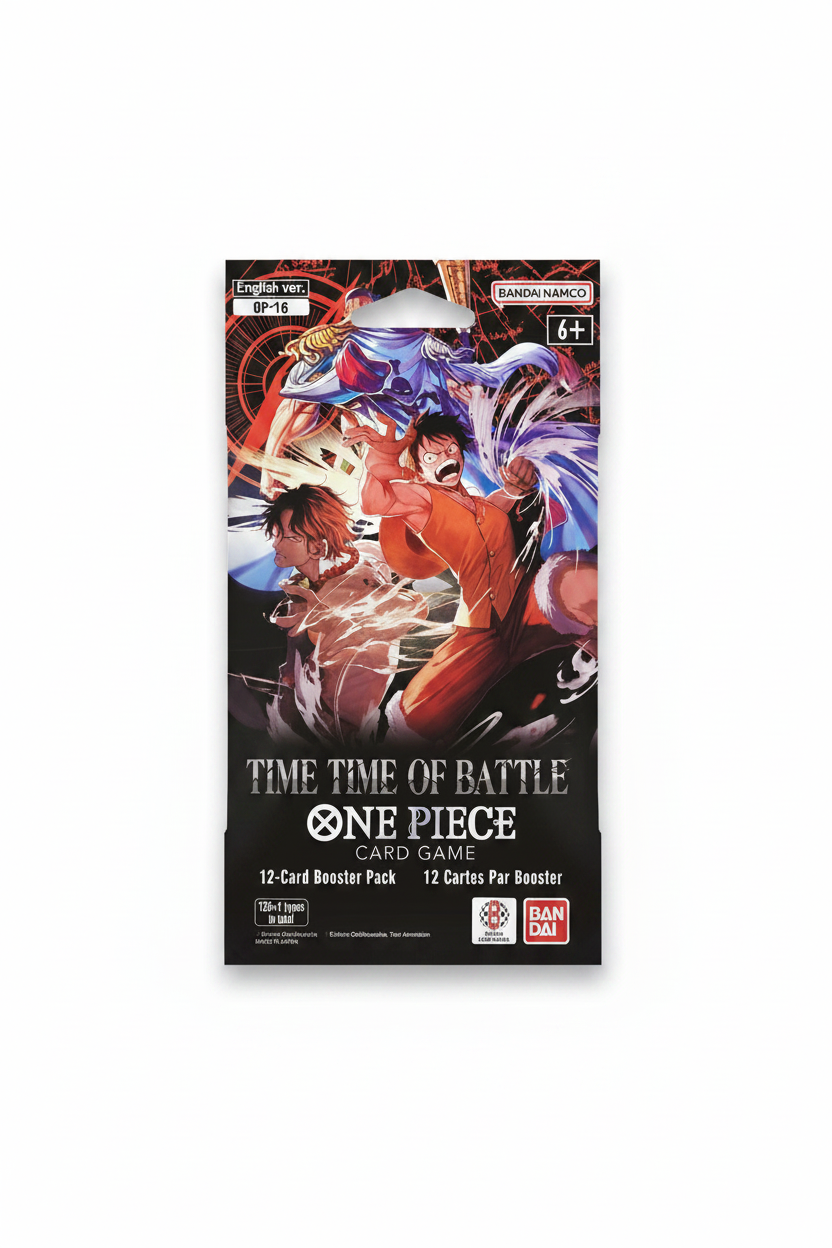 One Piece Card Game: The Time of Battle Booster Pack Sleeved (OP-16)