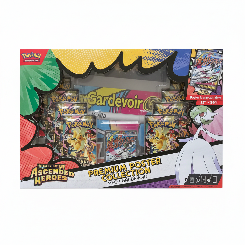 Pokemon TCG Ascended Heroes Premium Poster Collection Gardevoir